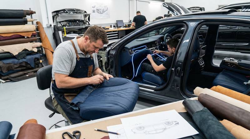 绅士漫画 豪车内饰改装视频